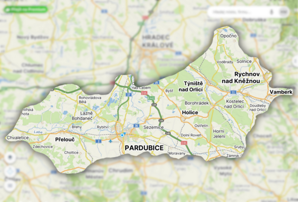  Působnost Domácího hospice Andělů strážných