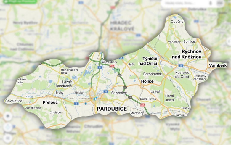  Působnost Domácího hospice Andělů strážných